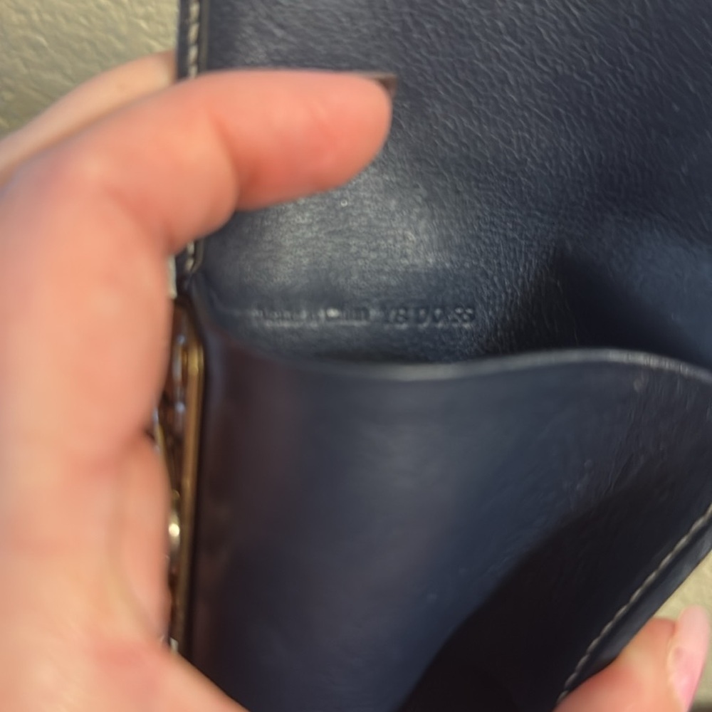 Celine Macadam Authentic Blue Canvas Keyholder Case missing key holders - Picture 13 of 14
